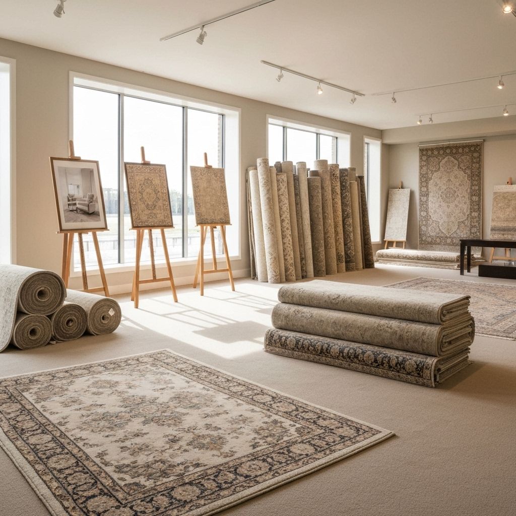 Carpets installation example